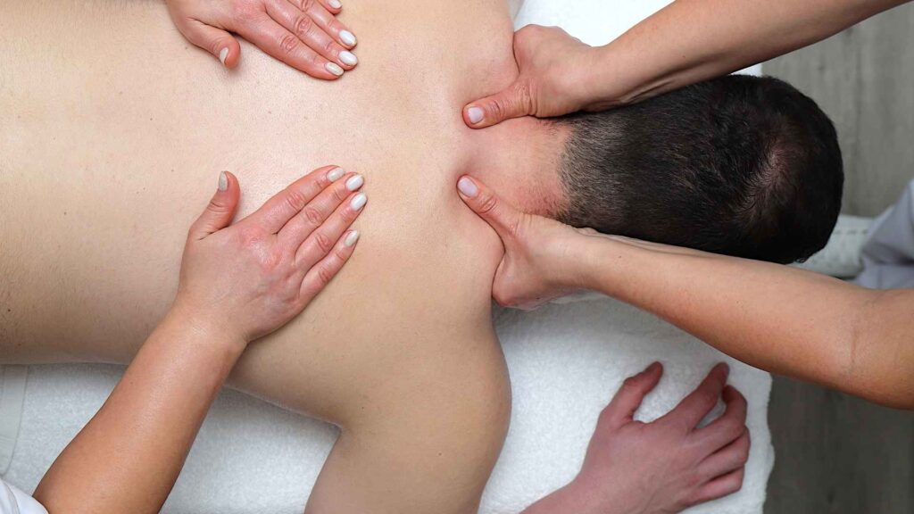 four hand massage